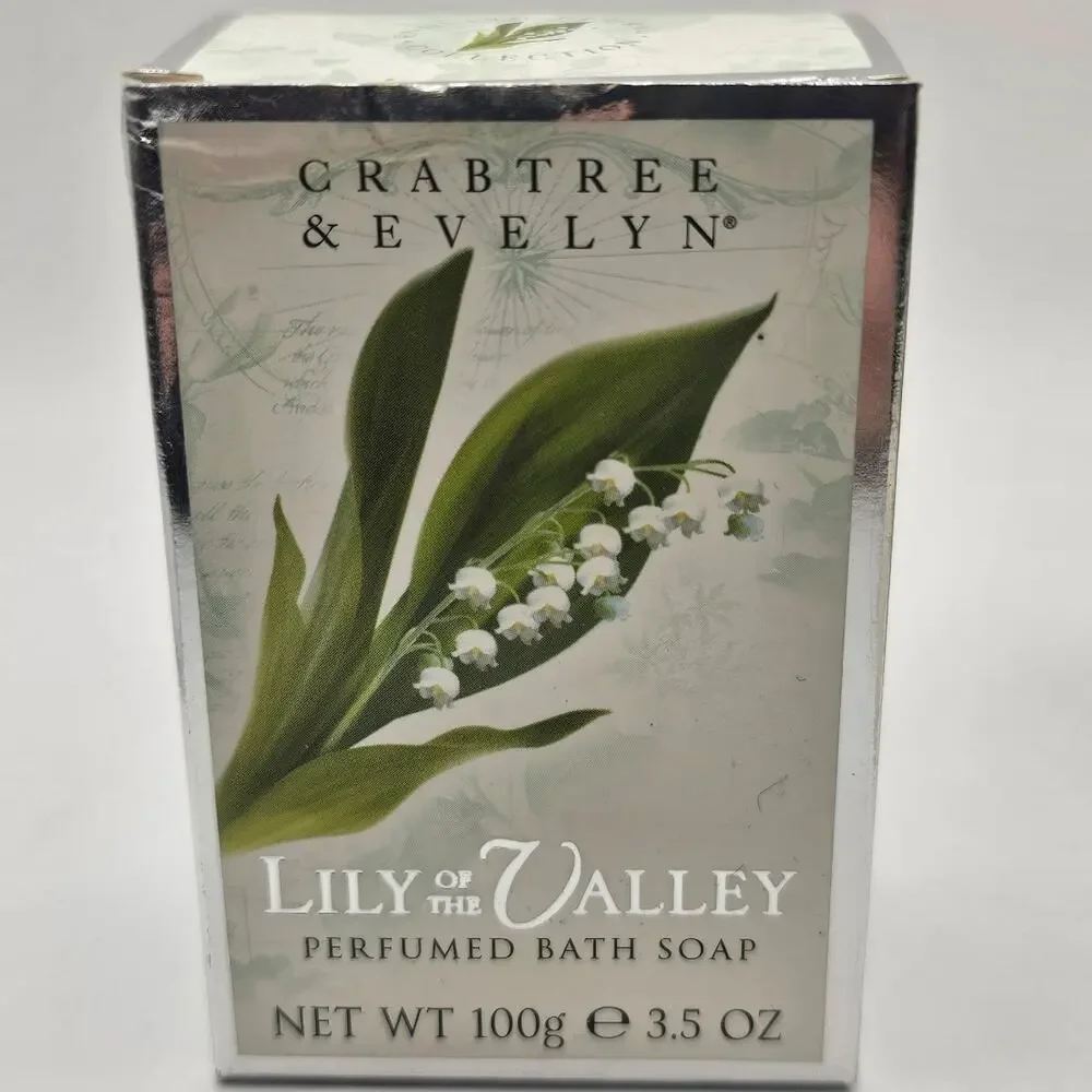 Variety Crabtree & Evelyn Bar‎ Soaps New (Summer Hill, Lily of the Valley, Aloe)